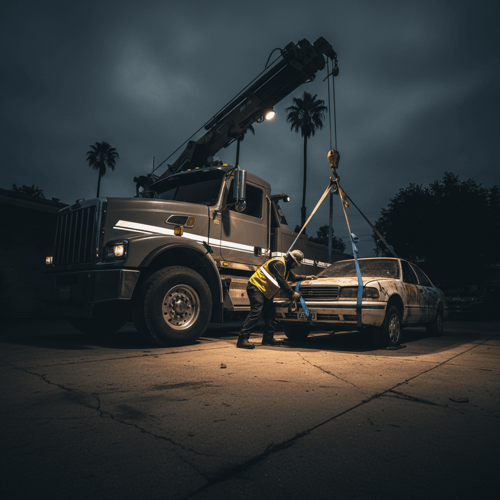 Free towing for junk cars